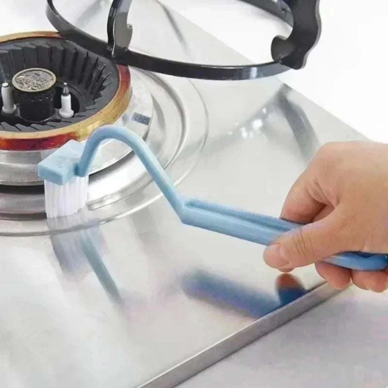Toilet Rim Brush Curved Long Handle Under-Rim Cleaner – image 3