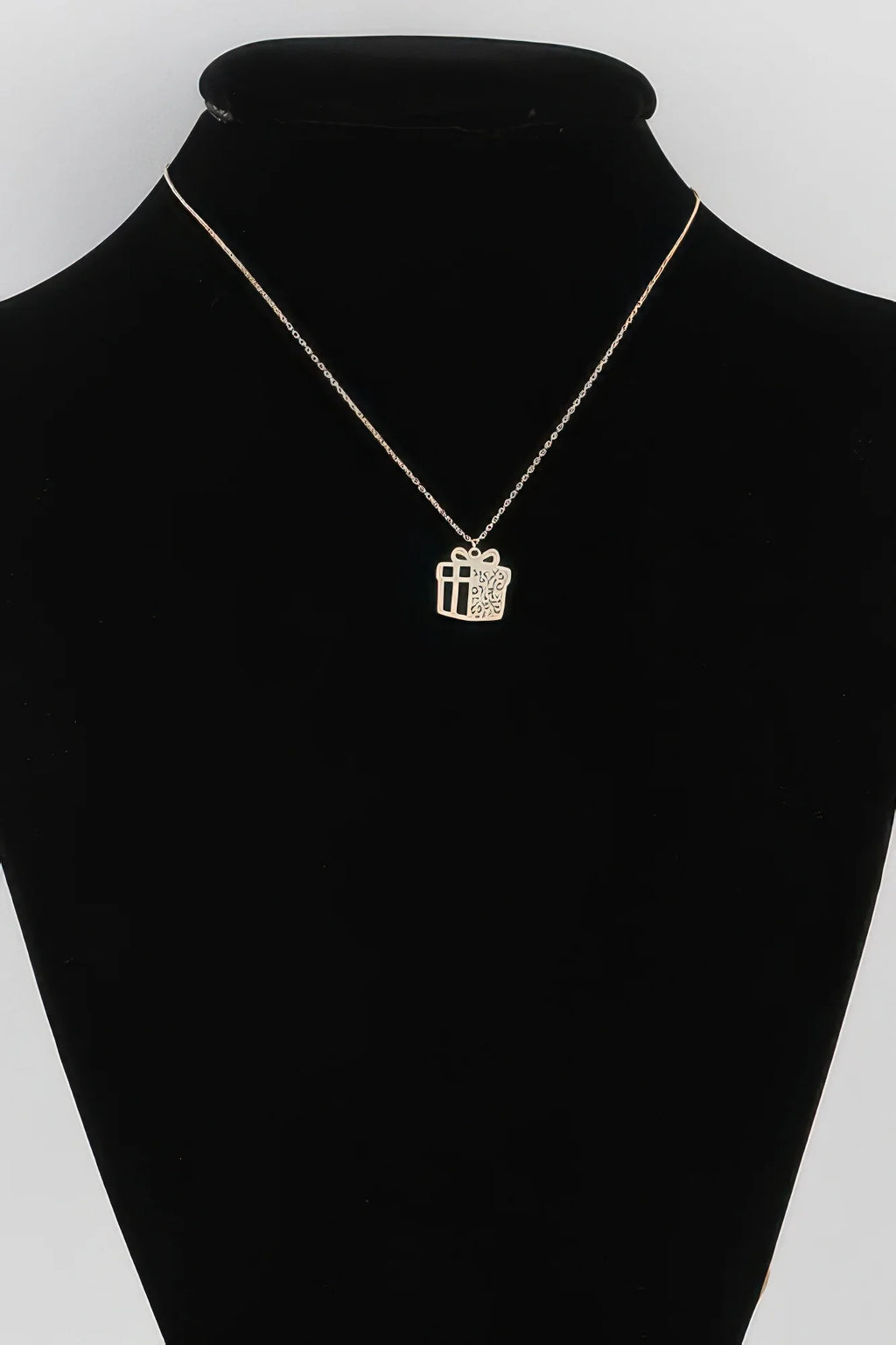 Gift Pendant Necklace - Merry & Happy Holiday Jewelry
