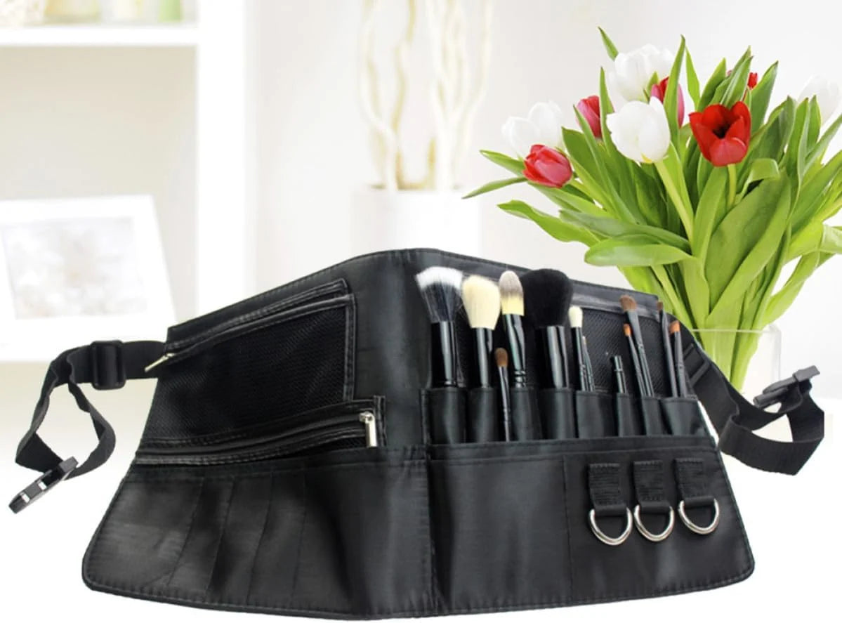Makeup Brush Belt Bag – 12-Slot Artist Waist Organizer – image 7