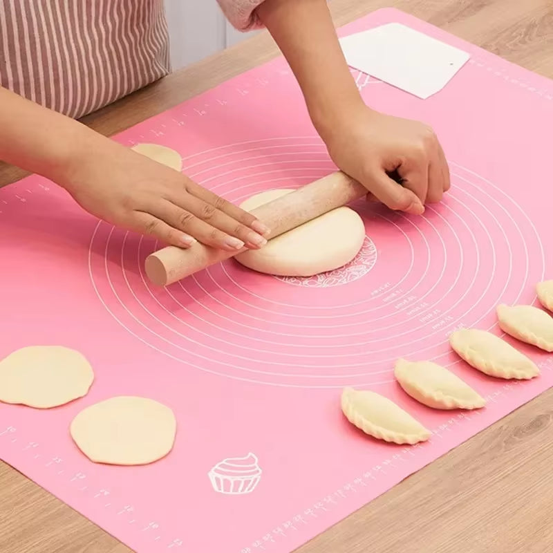 Silicone Pastry Mat 40 x 50 cm – Non-Stick Dough Mat with Scale – image 2