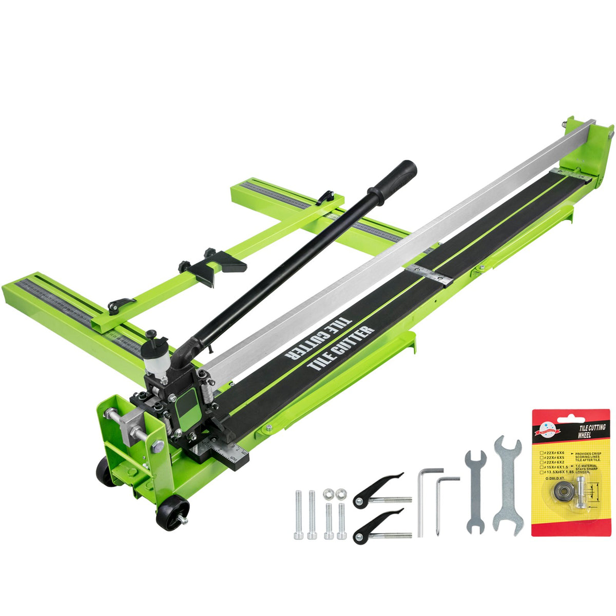 47 Inch Manual Tile Cutter, All-Steel Frame with Laser Guide – image 1