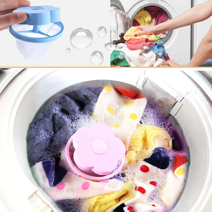 Washing Machine Lint Catcher – 2 Pack Floating Pet Hair Filter – image 13