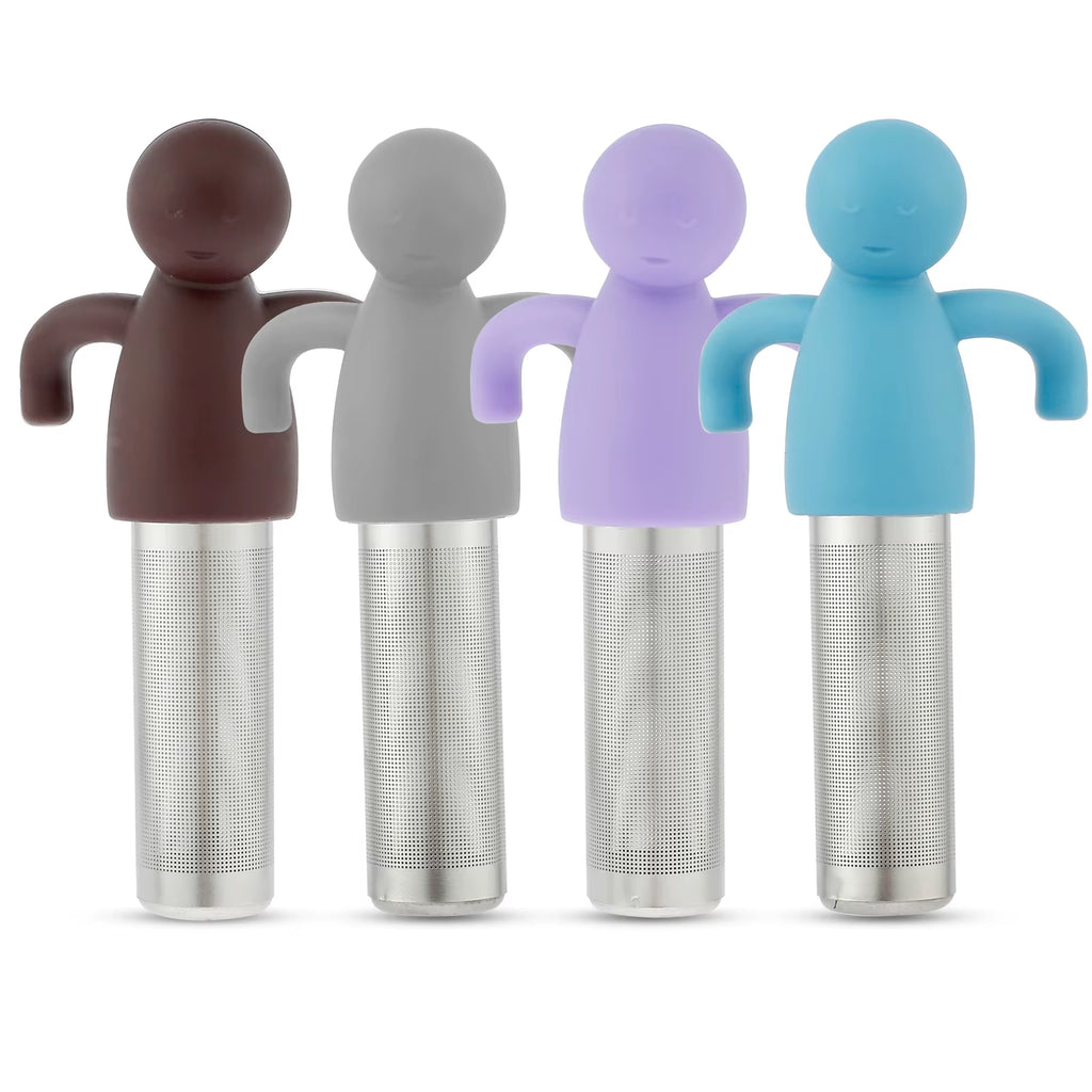 Tea Infuser Set of 4, Fine Mesh Stainless Steel Loose Leaf Strainers