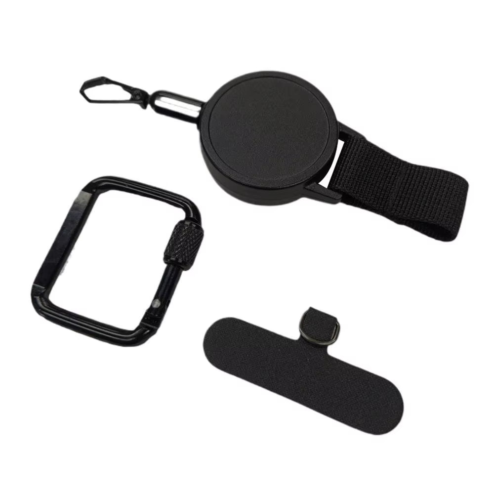 Retractable Phone Tether – Anti-Drop Lanyard with Carabiner