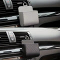PU Leather Air Vent Organizer for Glasses & Phone