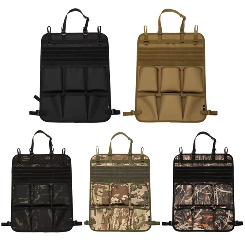Trucker Camo MOLLE Seat Back Organizer, 600D Waterproof Hanging Bag – image 4