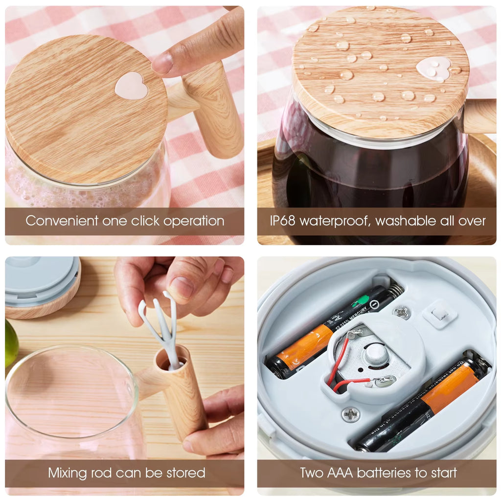 Self-Stirring Mug 400ml – Electric Mixing Cup for Drinks – image 6