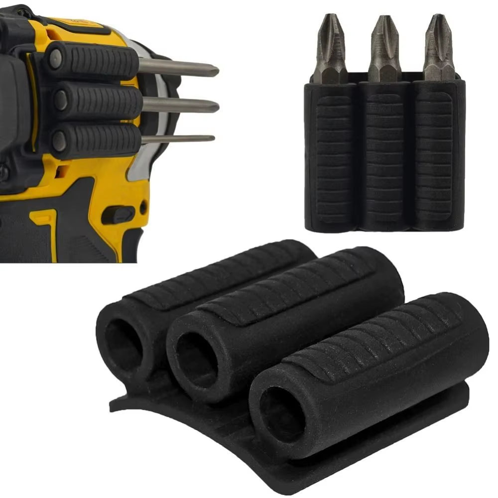 Drill Bit Holder Attachment - Side Mount Quick Change Bit Holder for Power Drills