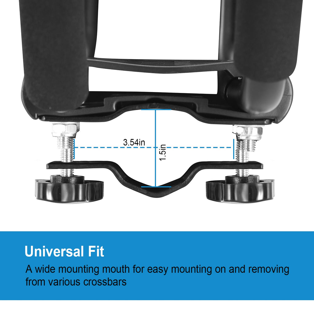J-Bar Kayak Roof Rack Carrier Pair, 220 lb with Tie-Down Straps – image 6