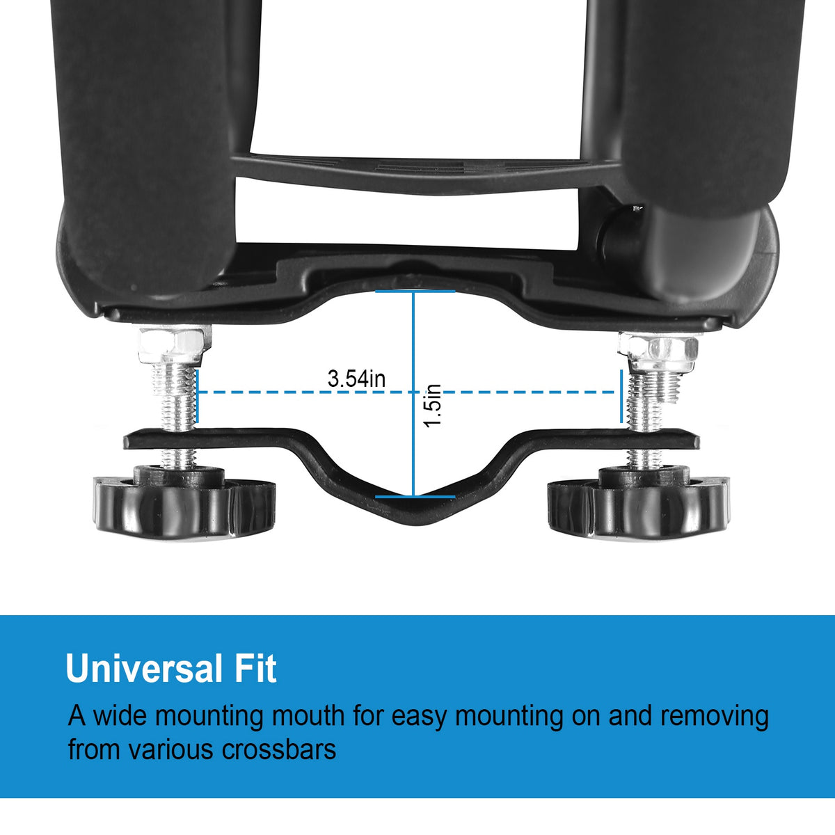 J-Bar Kayak Roof Rack Carrier Pair, 220 lb with Tie-Down Straps – image 6