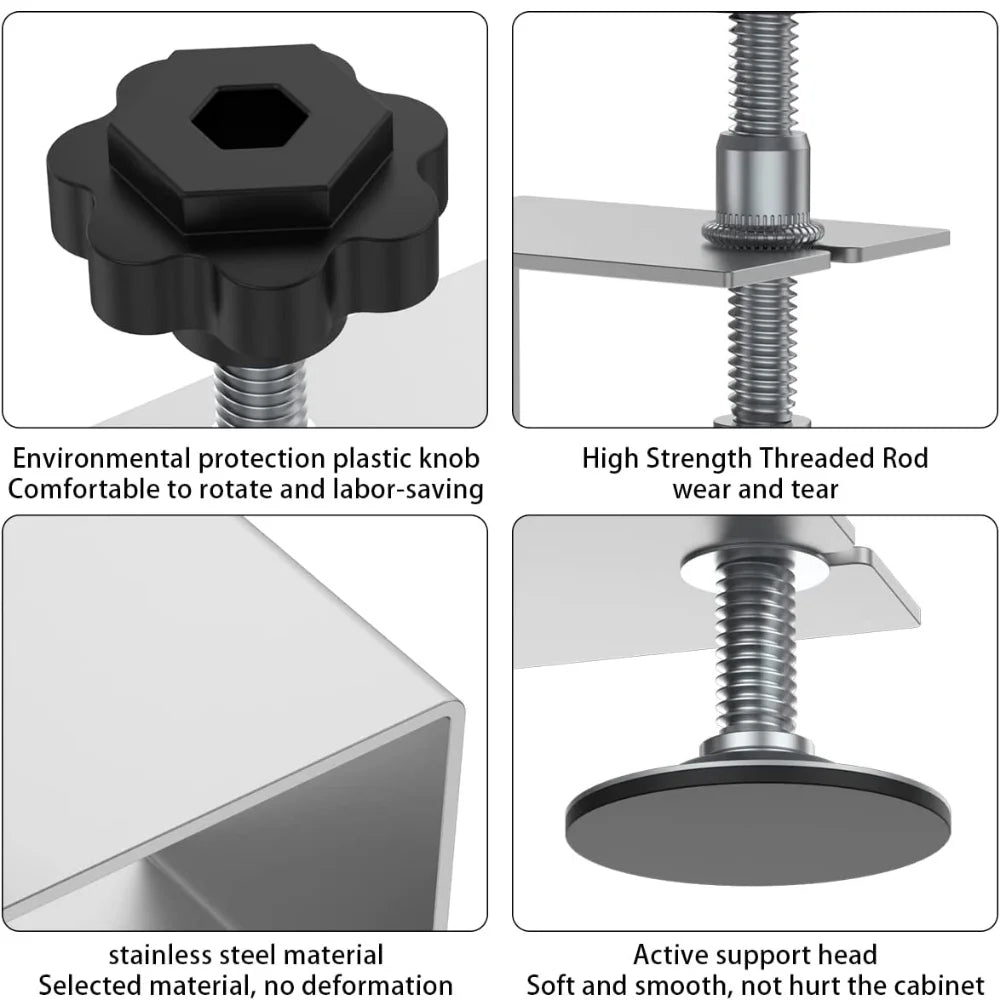Drawer Front Installation Clamps - Cabinet Panel Mounting Jig – image 7