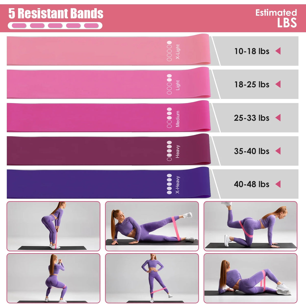 Pilates Ring Kit 14 Piece with Yoga Ball and Resistance Bands – image 2