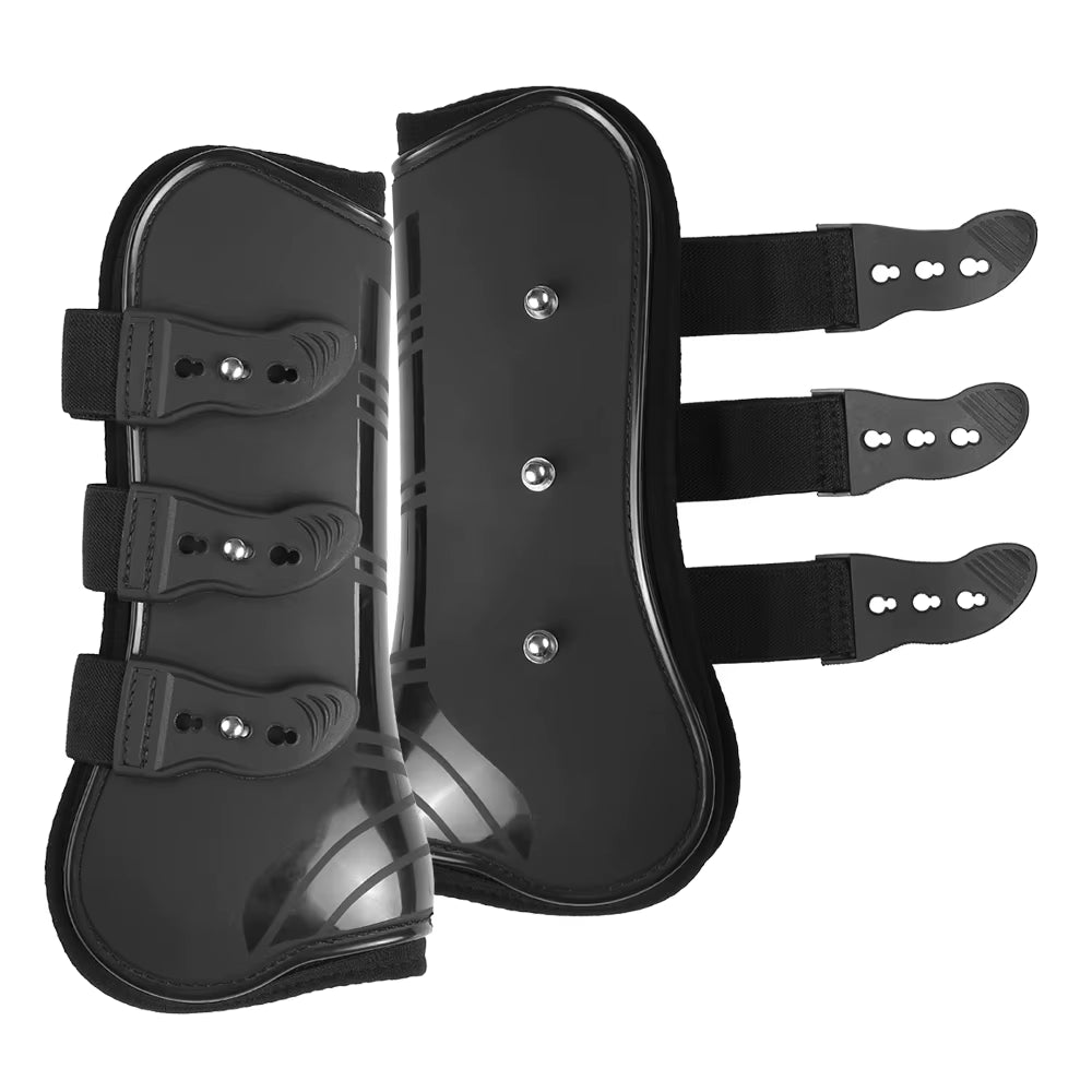 Horse Leg Boots Set of 4, Front and Hind Tendon and Fetlock Guards – image 4