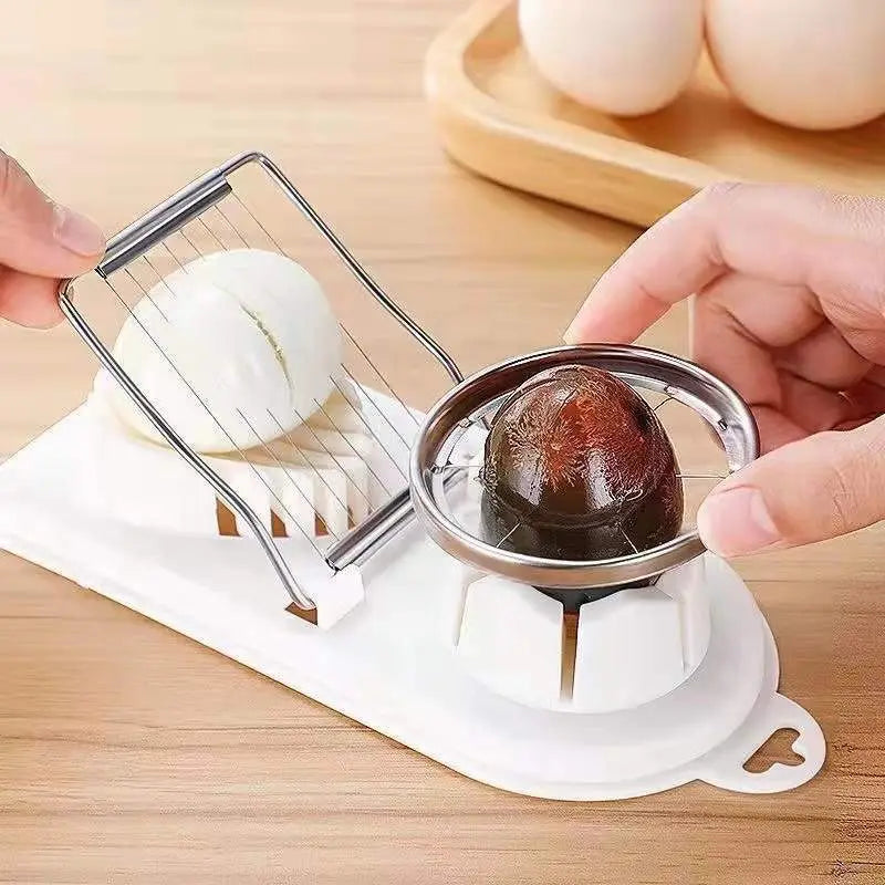Egg Slicer 2-in-1 Stainless Steel – image 4