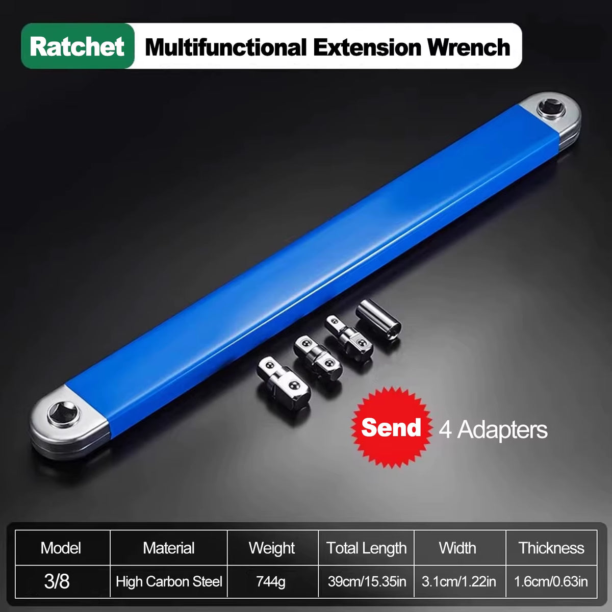 Zero Offset Extension Wrench – Socket Extension for Tight Spaces