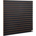 Slatwall Panels 4 x 2 ft, Black Garage Wall Organizer Panels