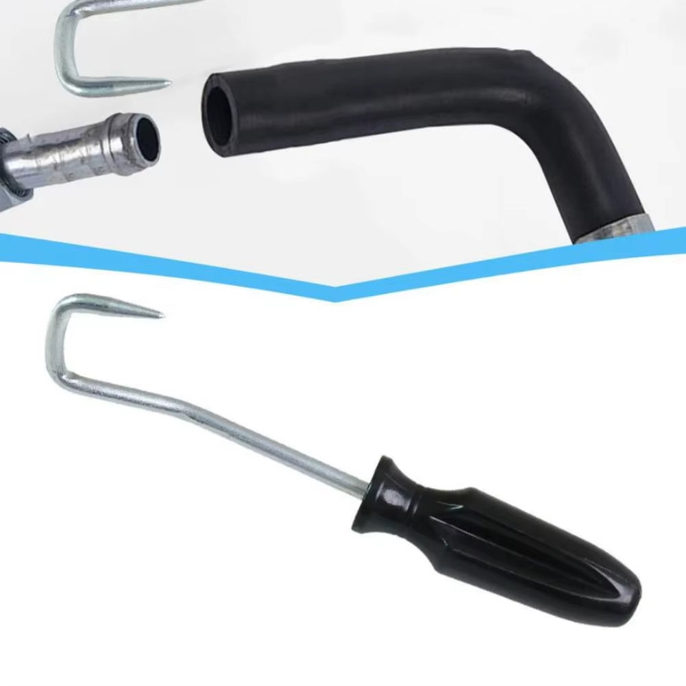 Mechanic Hose Removal Tool, Curved Steel Hook for Radiator Hoses – image 3