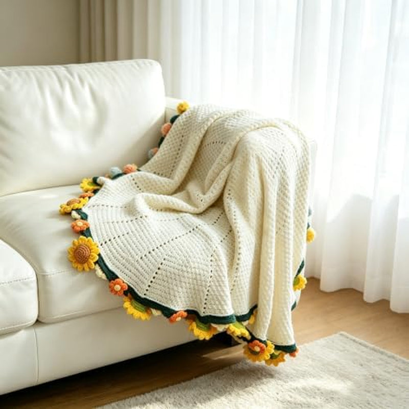 Flower Bouquet Throw Blanket - Soft 43 in Romantic Gift – image 4