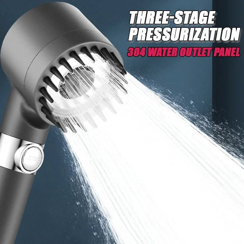 3-Mode Filtered High-Pressure Shower Head – image 2