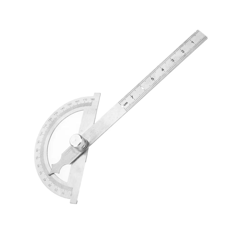 Protractor Angle Finder - Stainless Steel 0-180 Degree Locking Ruler – image 4