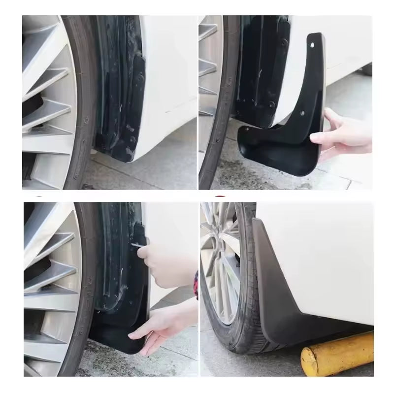 Mud Flaps Universal 4 Pcs Front Rear Splash Guards – image 6