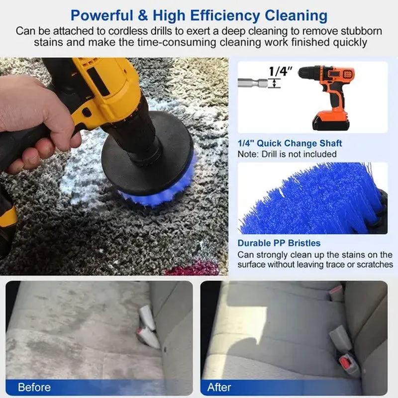 Drill Brush Power Scrubber Set – 3 Pc – image 2