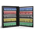 100-Key Lockable Steel Key Cabinet with Adjustable Racks and Key Tags