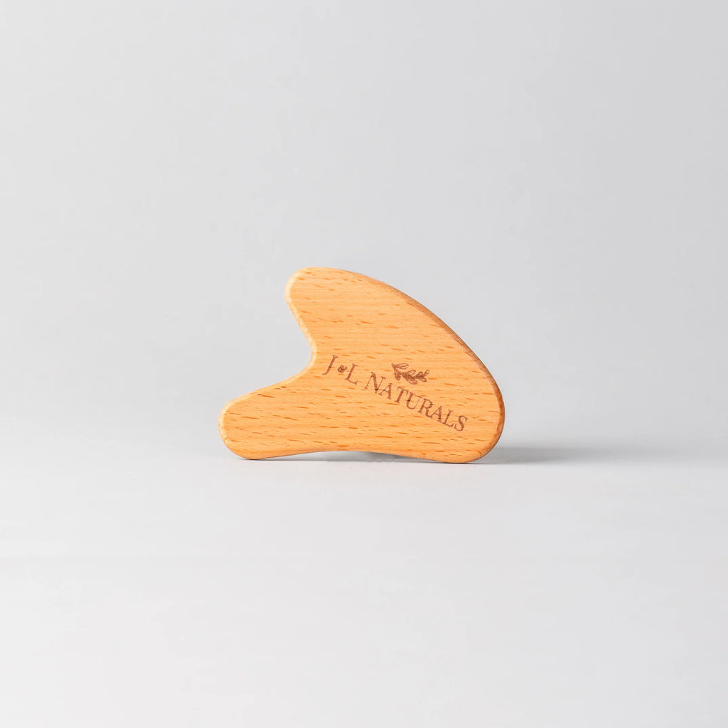 Gua Sha Kit – Beech Wood Face & Body Tools with Travel Pouch – image 6