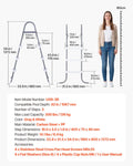 3-Step Above Ground Pool Ladder, Steel A-Frame for 42 in Walls