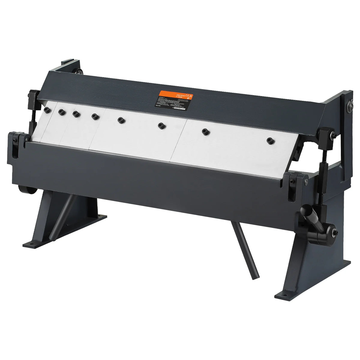 Box and Pan Brake 24 in Sheet Metal Bender, 20 Gauge Steel Capacity – image 9