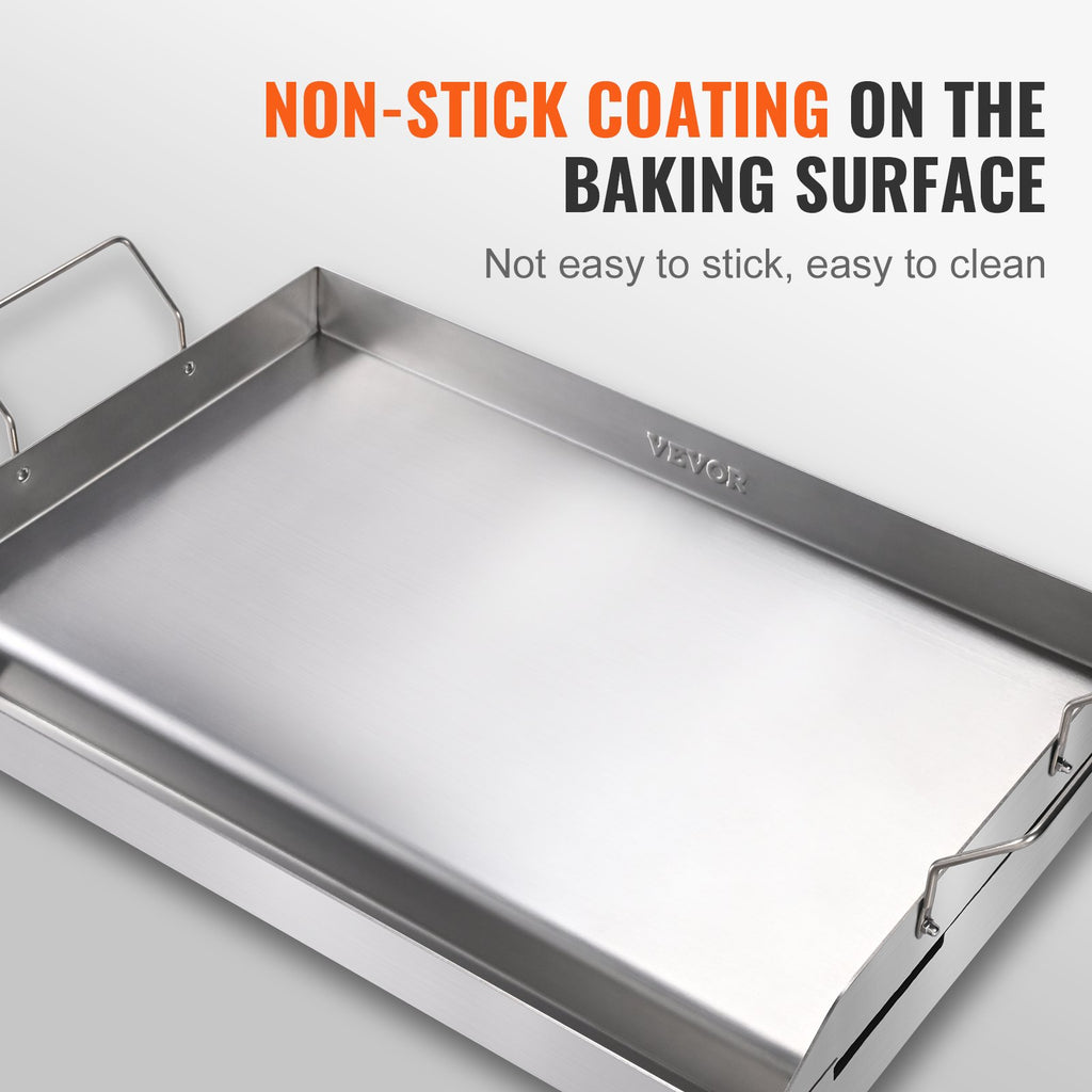 Stove Top Griddle 23.5 x 16 Inch, Pre-Seasoned Double Burner Pan – image 5