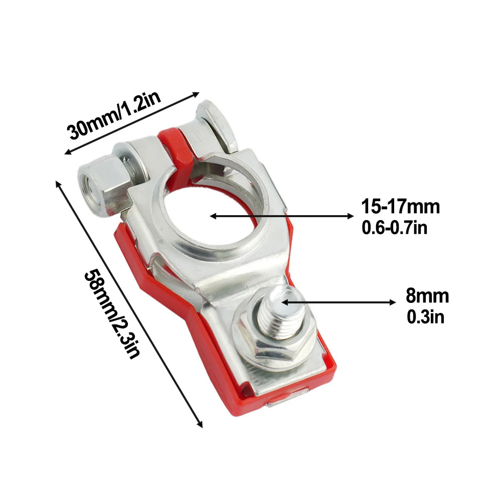 Battery Terminal Quick Release Clamps, 12V/24V, 2-Pack – image 6