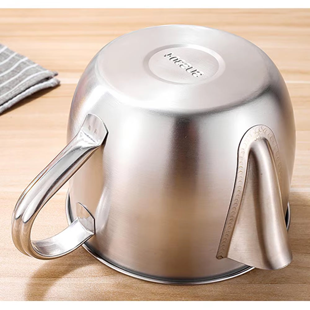 Gravy Fat Separator – 1000 ml Stainless Steel Soup Strainer Cup – image 3