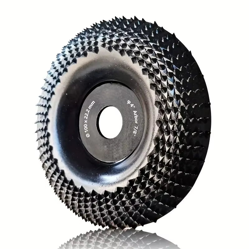 Wood Carving Disc 4-Inch, Angle Grinder Shaping Wheel