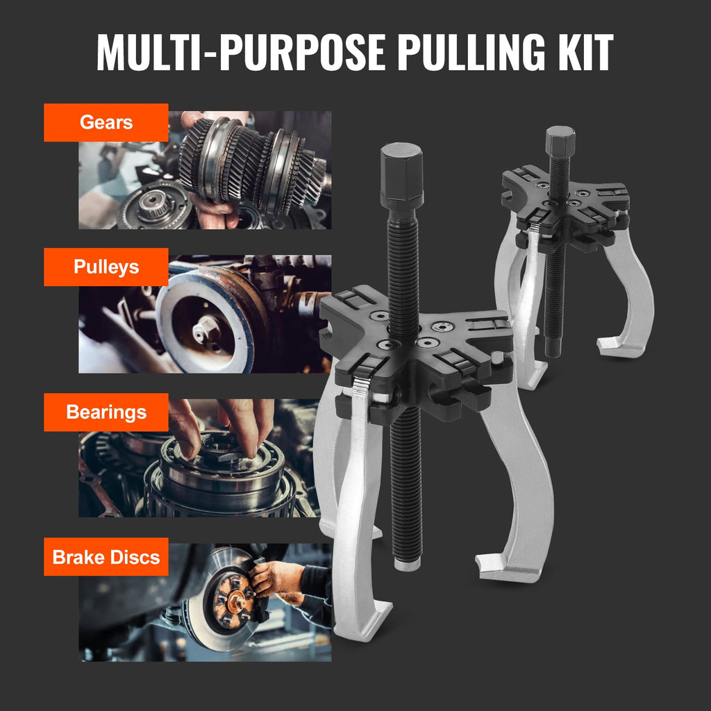 2-Piece Reversible Jaw Gear and Bearing Puller Set, 2 or 3 Jaw – image 9