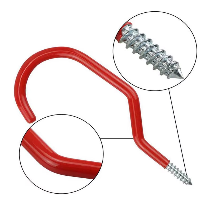 Heavy-Duty Screw-In Bike Hanger Hooks Set – image 6