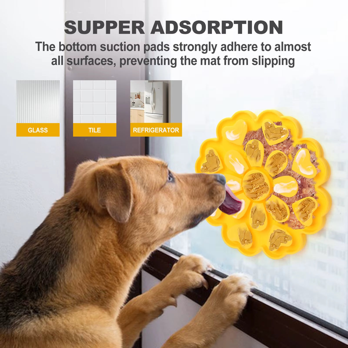 Pet Lick Mat - Silicone Lick Pad with Suction Cup Base – image 3