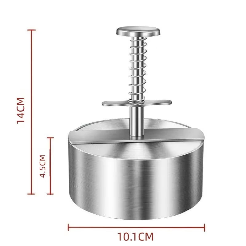 Stainless Steel Burger Press – Adjustable Patty Maker Mold – image 8