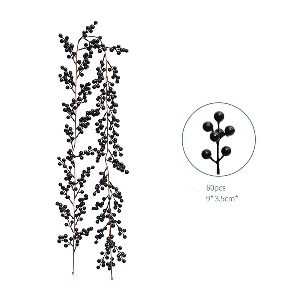 6 ft Artificial Red Berry Garland – image 10