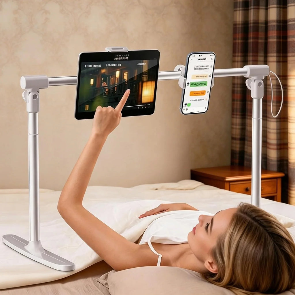 Tablet Stand Holder for Bed – 360° Foldable Aluminum Arm – image 2