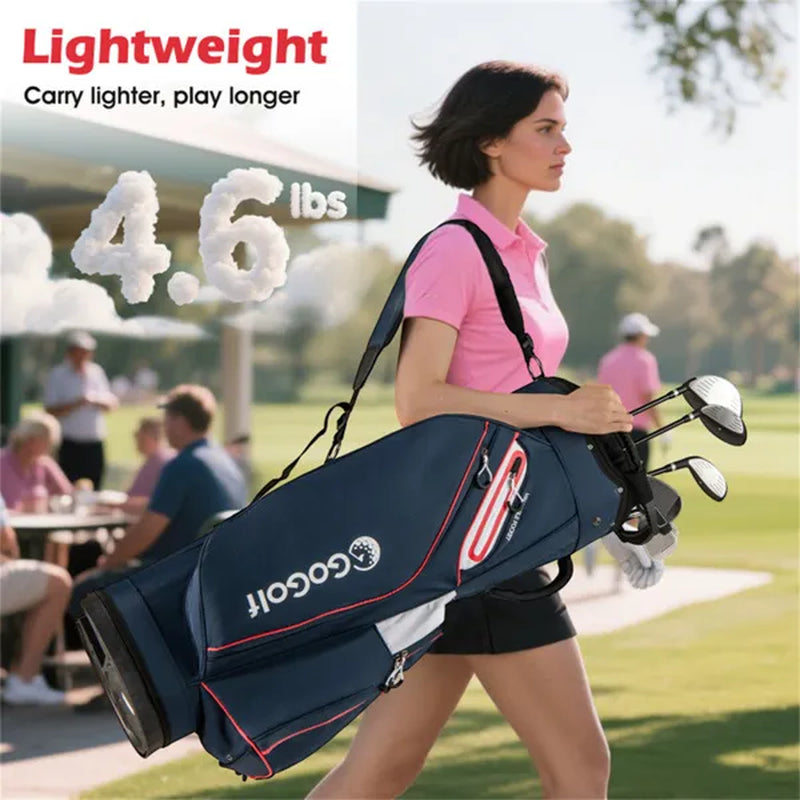 14-Way Golf Cart Bag With Cooler Pocket and Waterproof Zippers – image 3