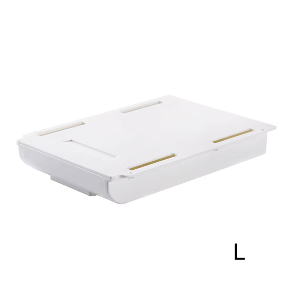 Under Desk Drawer - Self-Adhesive Hidden Slide-Out Organizer Tray – image 7