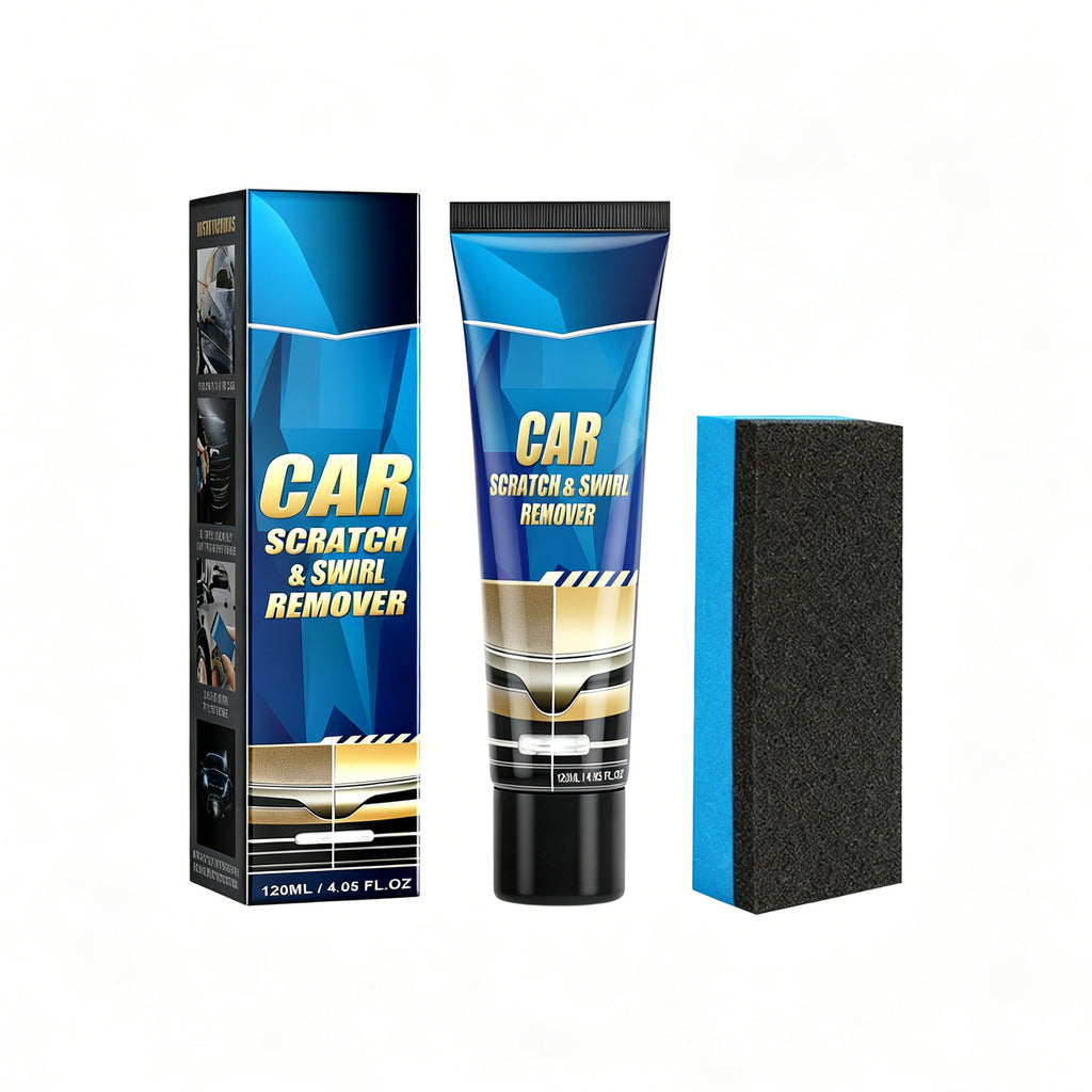 Car Scratch Remover Paste – 120 ml Paint Repair Cream with Sponge – image 8