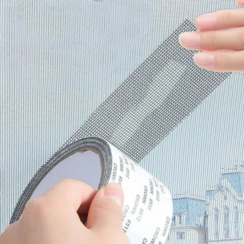Window Screen Repair Tape - Self-Adhesive Fiberglass Mesh Patch – image 5