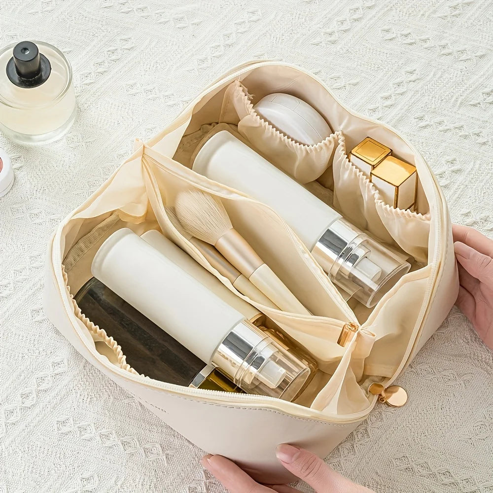 Makeup Bag Organizer Zip Travel Cosmetic Pouch – image 5