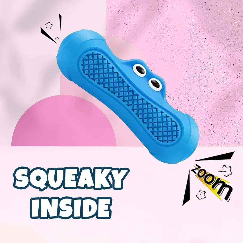 Squeaky Monster Rubber Chew Toy for Dogs – image 2