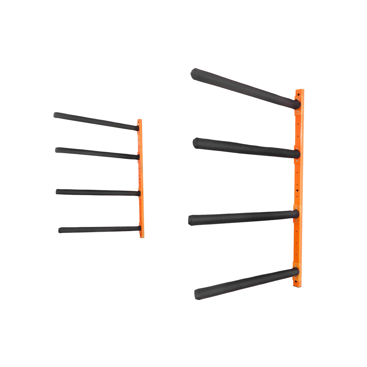 Wall Mount Kayak Storage Rack for 4 Boats, 400 Lb Padded Arms