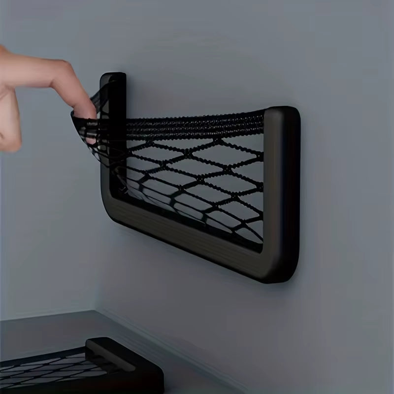 3-Pack Adhesive Mesh Pocket Car Organizers – image 4