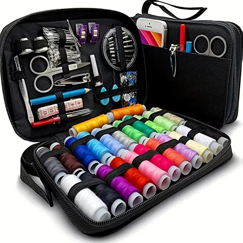 Travel Sewing Kit - 27-Piece Set with Canvas Case – image 2