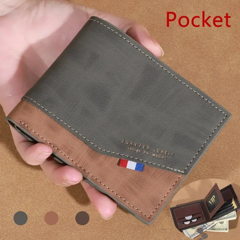Men's Zip Wallet with Photo Window - Multi-Slot Card Holder – image 4